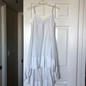 Billabong white crochet dress
